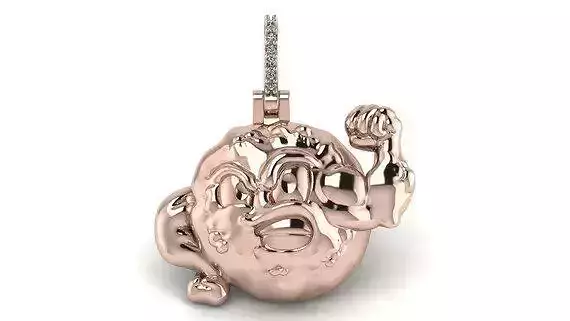 Cookie Pendant 3D print model