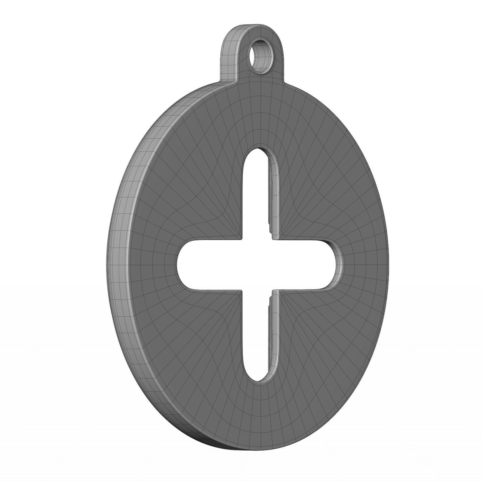 Plus Pendant 3D model_12