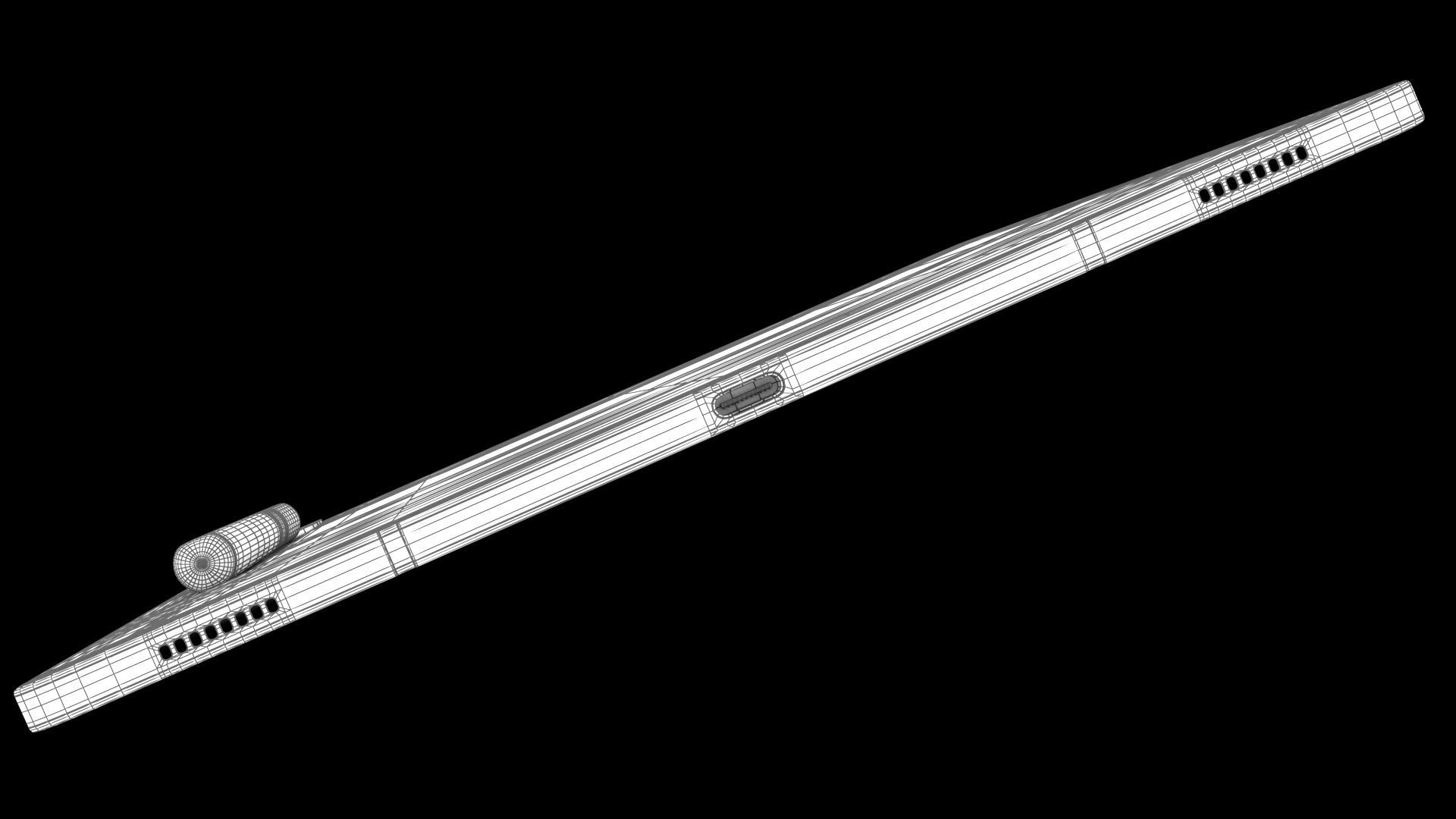 Samsung Galaxy Tab S8 Plus All Color with S-Pen Low-poly 3D model_78