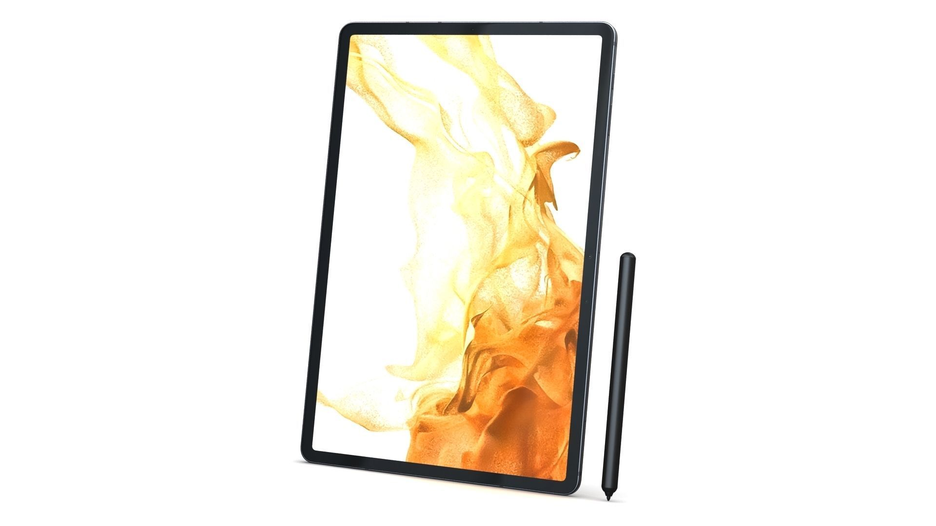 Samsung Galaxy Tab S8 Plus All Color with S-Pen Low-poly 3D model_5