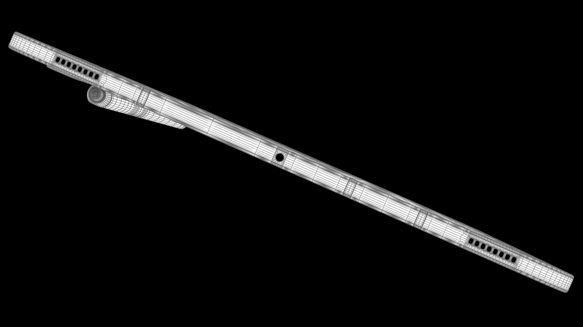 Samsung Galaxy Tab S8 Plus All Color with S-Pen Low-poly 3D model_75