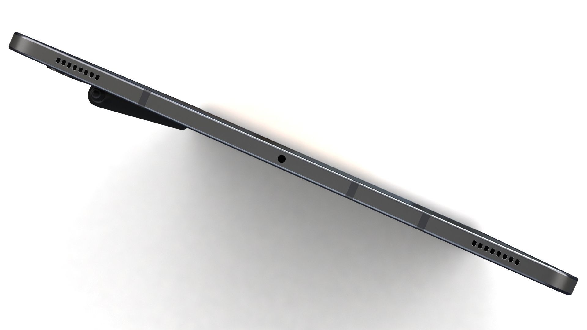 Samsung Galaxy Tab S8 Plus All Color with S-Pen Low-poly 3D model_20