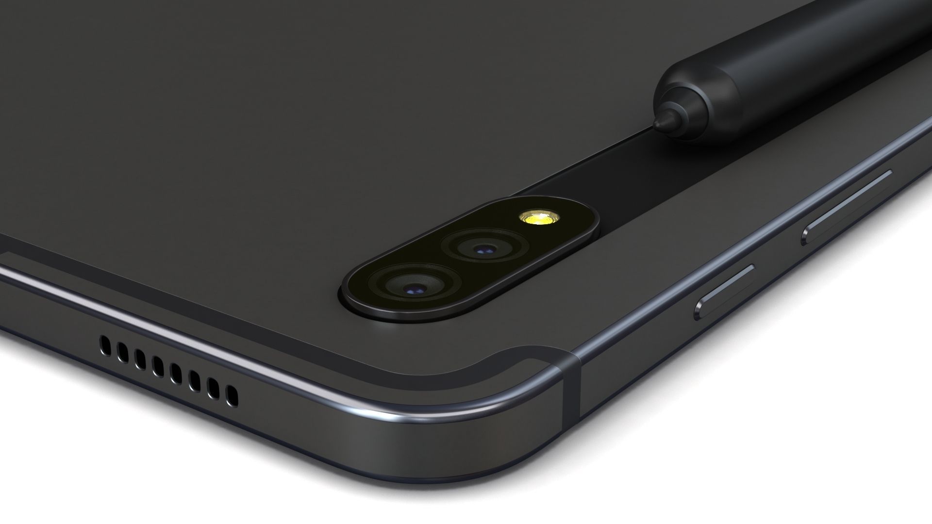 Samsung Galaxy Tab S8 Plus All Color with S-Pen Low-poly 3D model_14