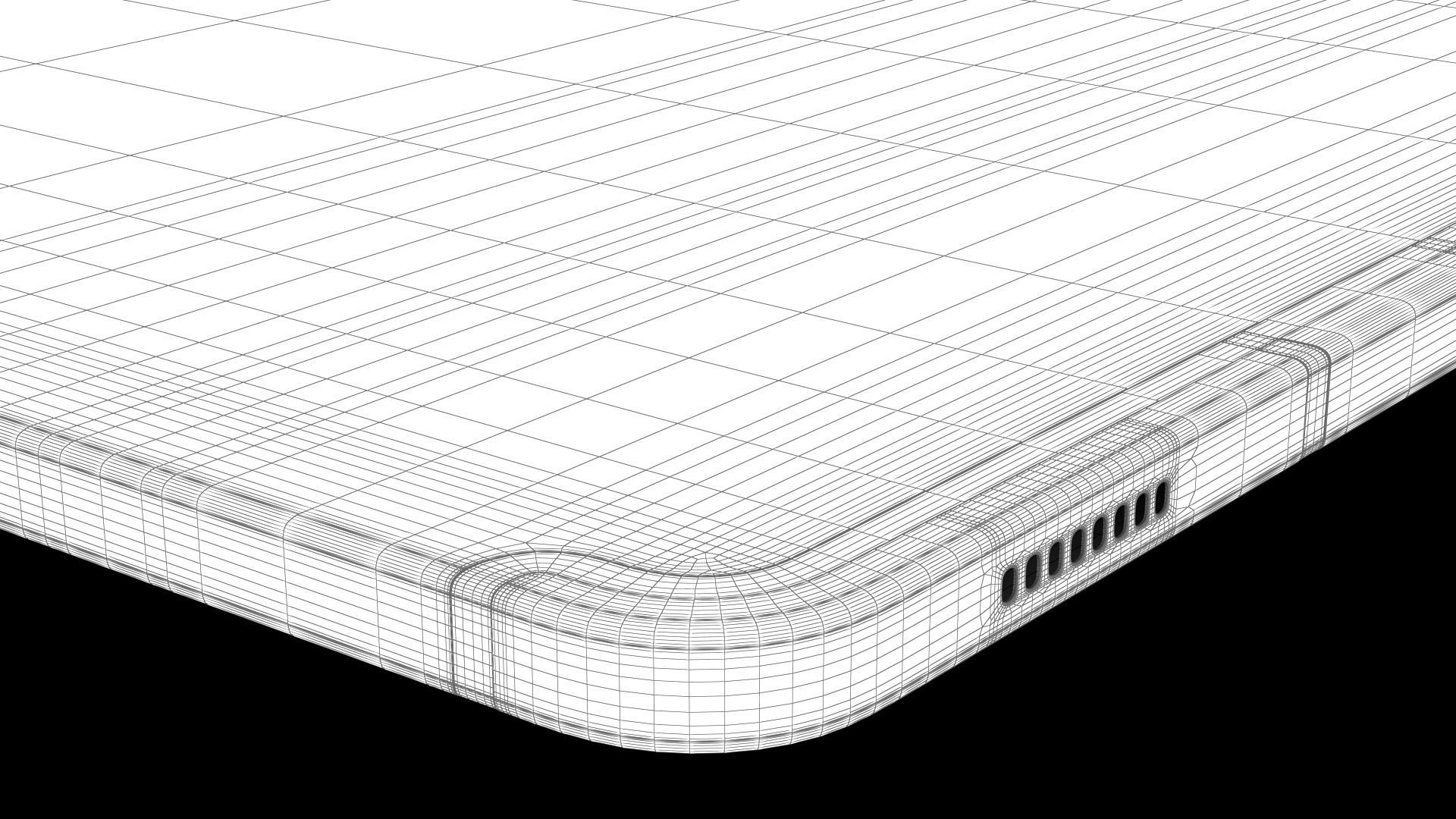 Samsung Galaxy Tab S8 Plus All Color with S-Pen Low-poly 3D model_69