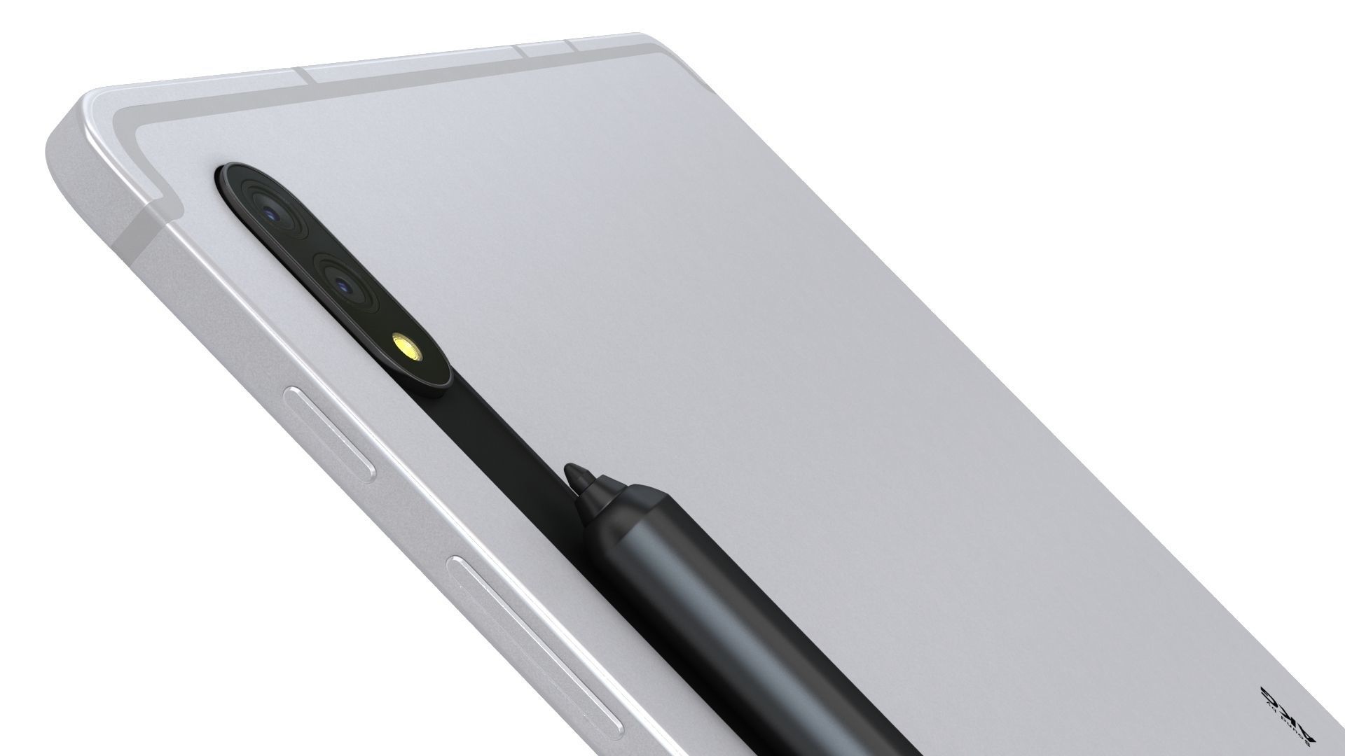 Samsung Galaxy Tab S8 Plus All Color with S-Pen Low-poly 3D model_57