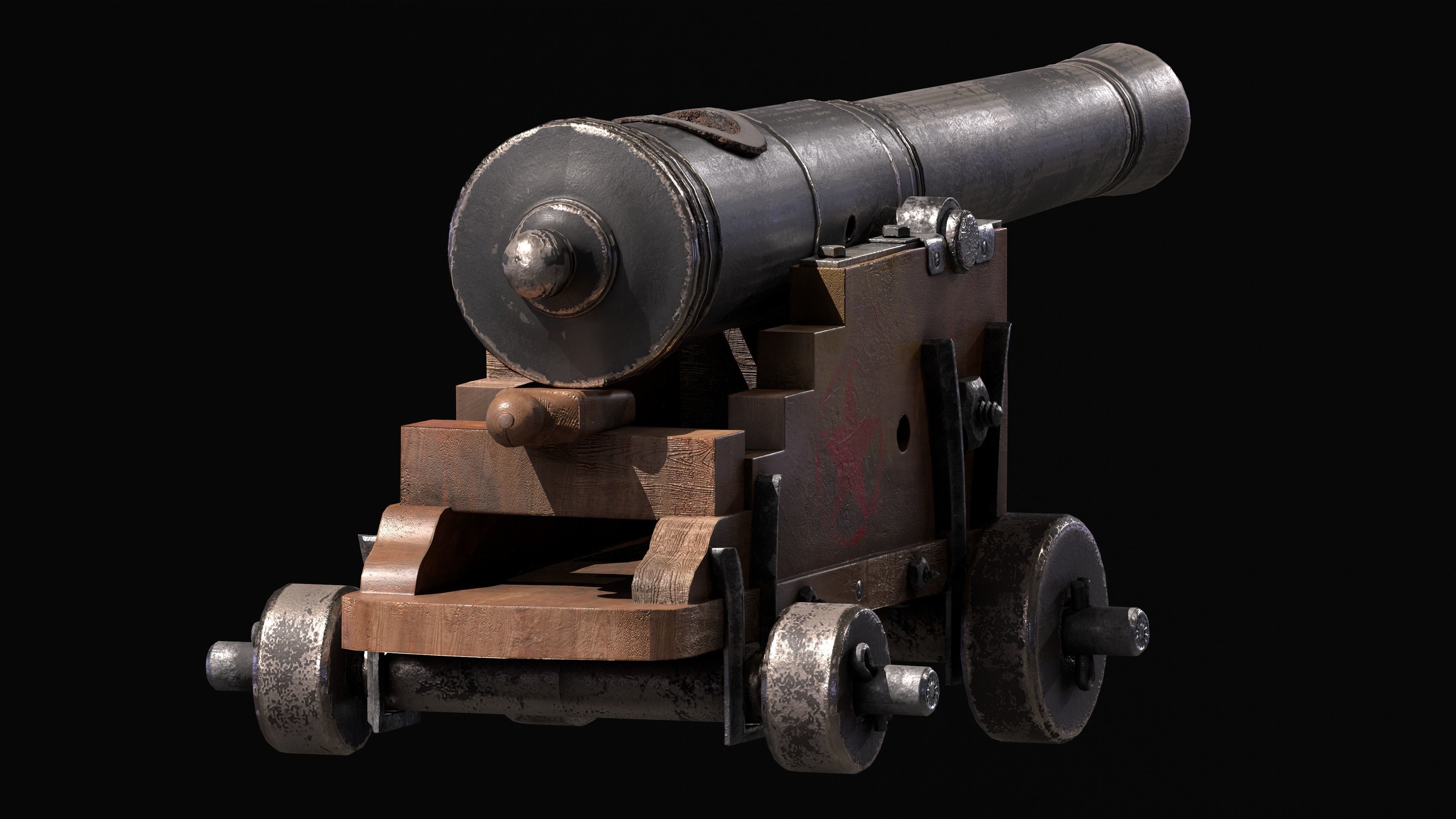 Medieval 24 Ponder - Game Ready - Unreal Engine Low-poly 3D model_3