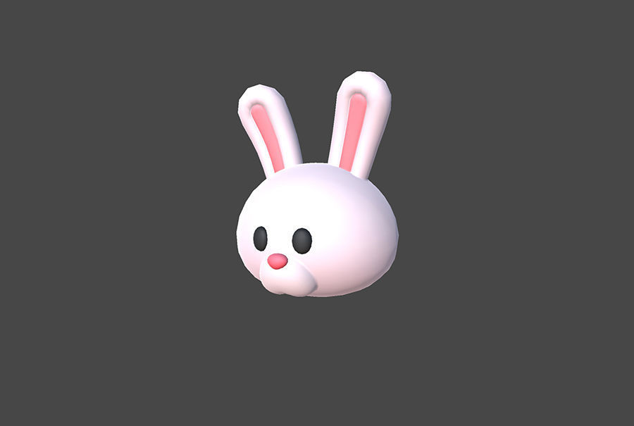 Pack001 Animal Head Pack 3D model_20