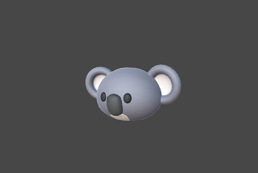 Pack001 Animal Head Pack 3D model_27