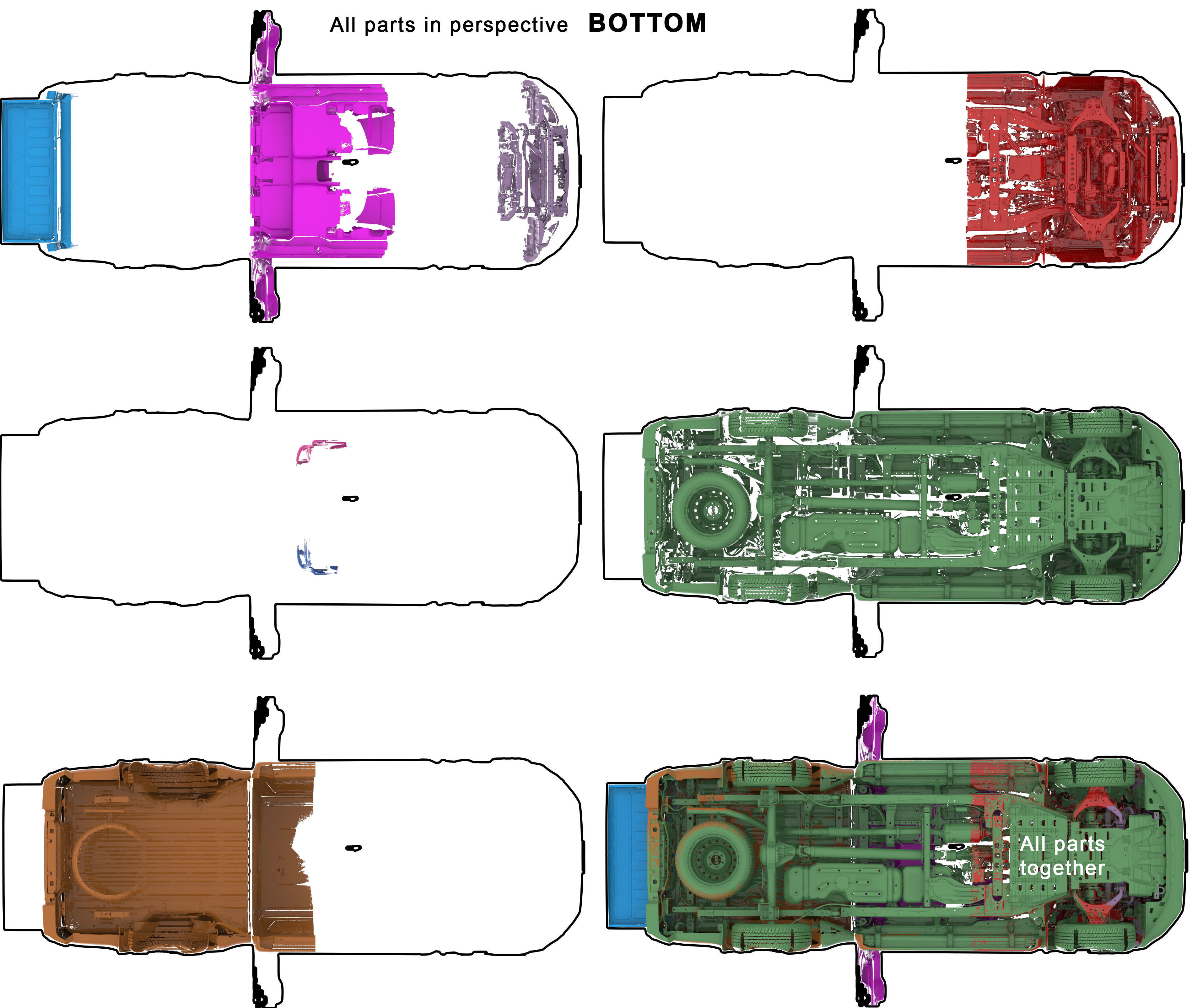 Isuzu D-Max CC EU 2020 Series Native multiple 3D Scan 3D model_11