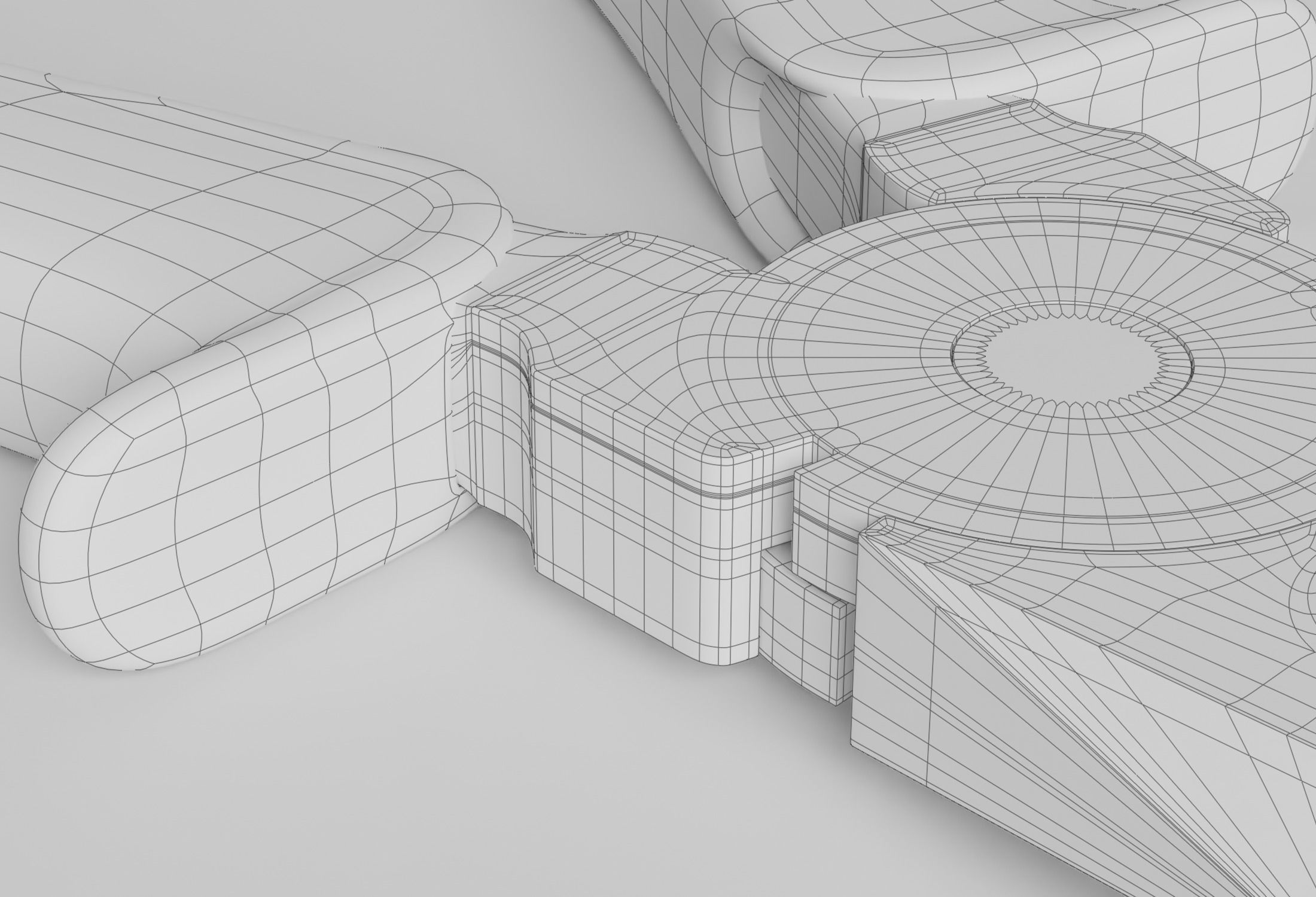 Weathered Combination Pliers 3D model_24