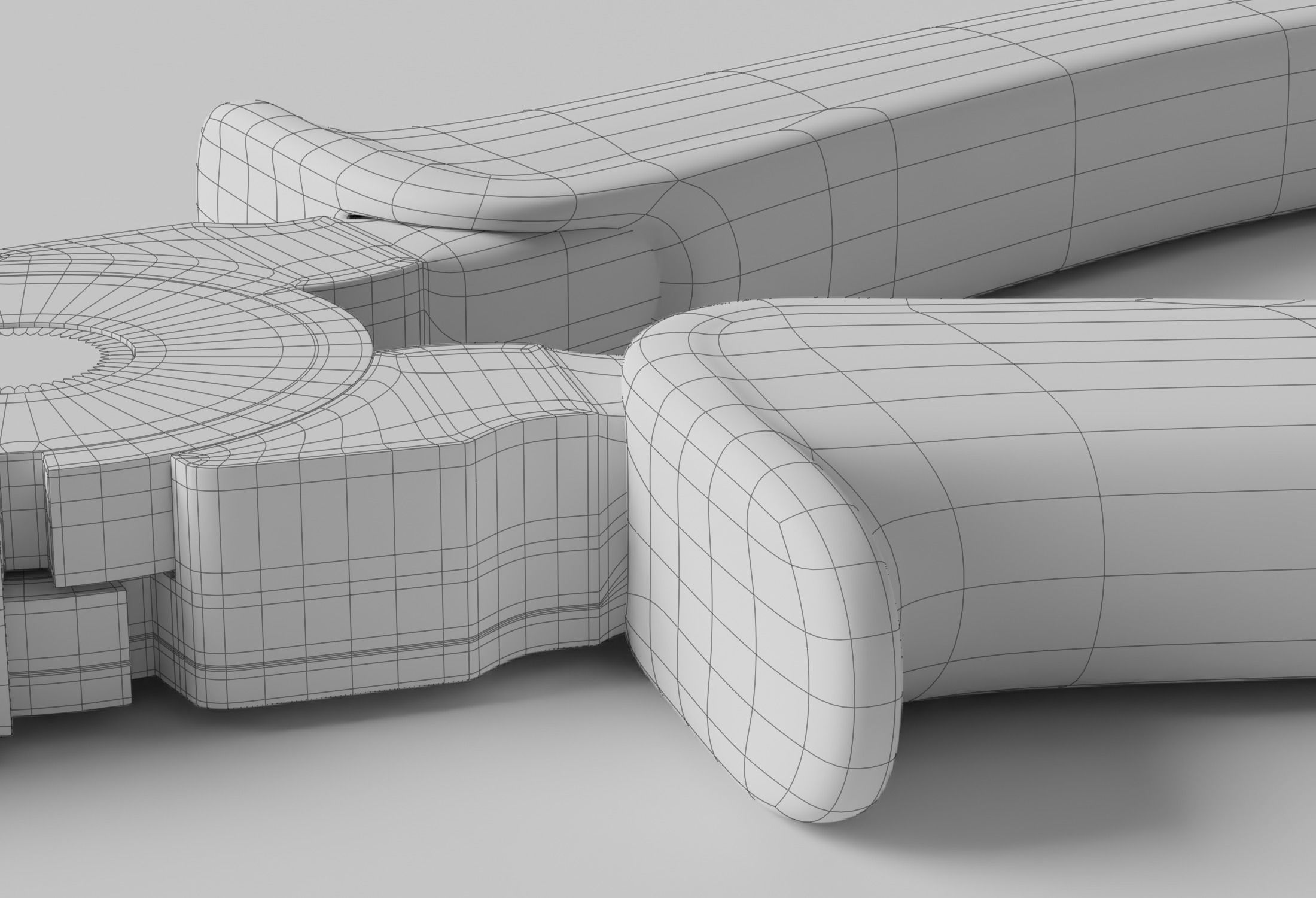 Weathered Combination Pliers 3D model_26