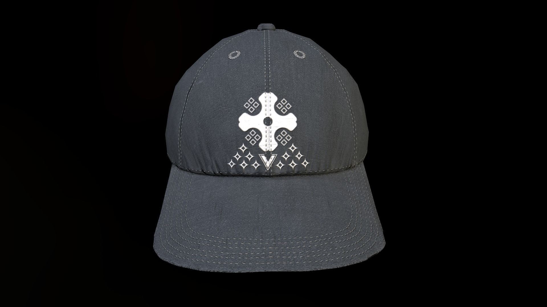 NY Cap 3D model_4
