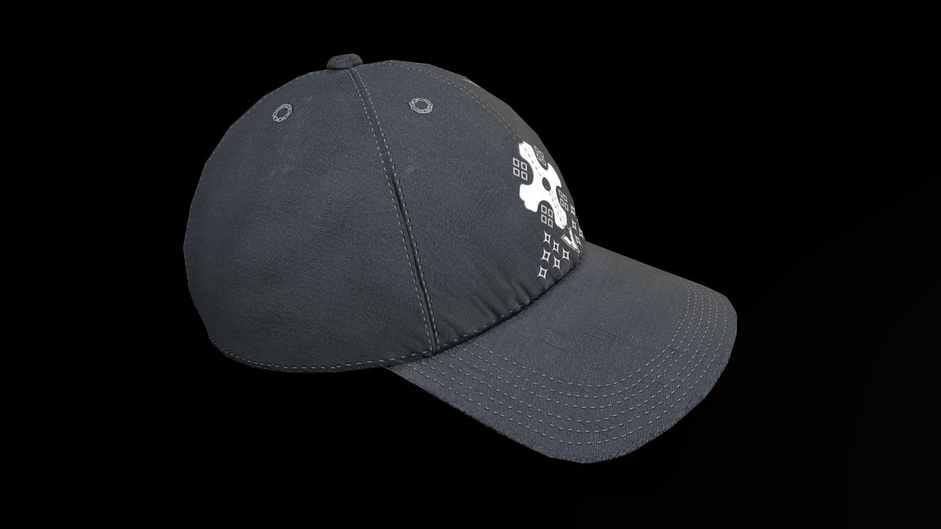 NY Cap 3D model_5
