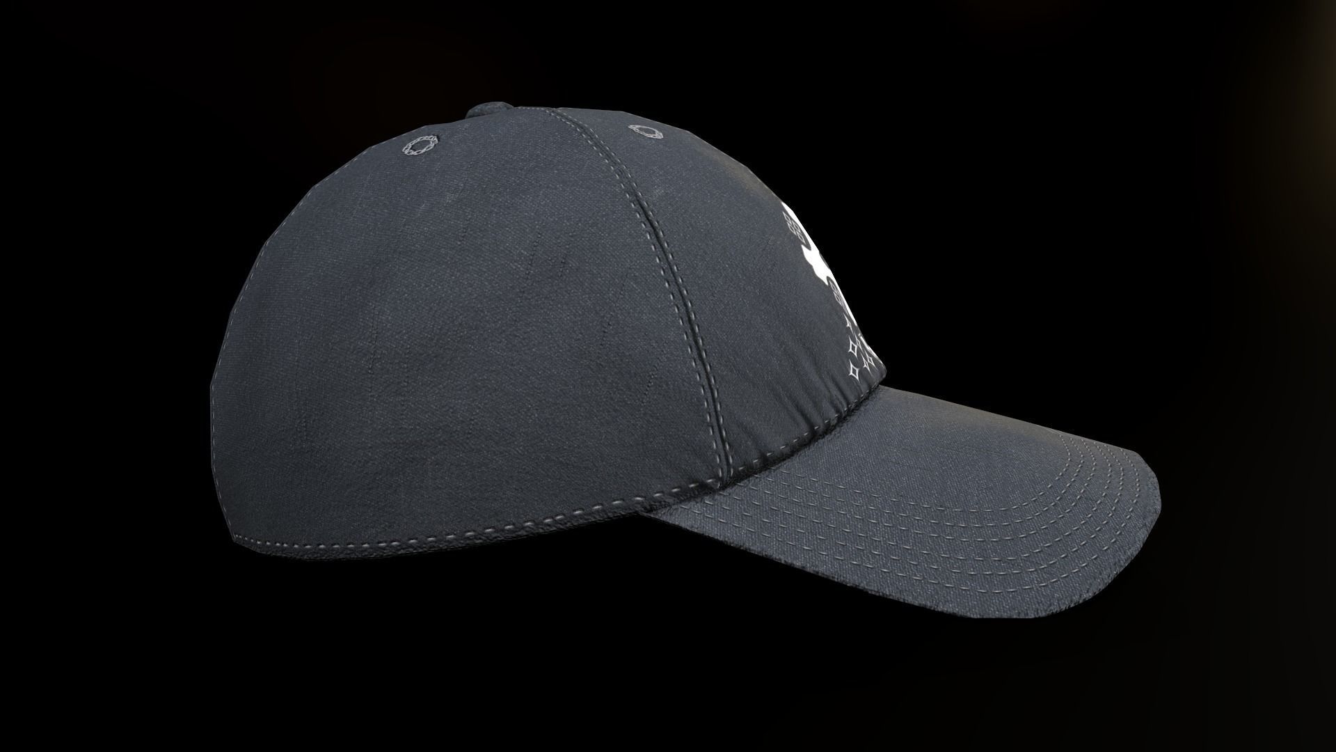 NY Cap 3D model_2