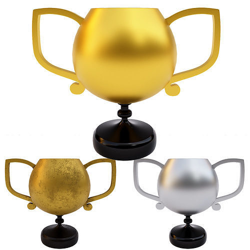 Trophy award 3dmodel   Low-poly 3D model