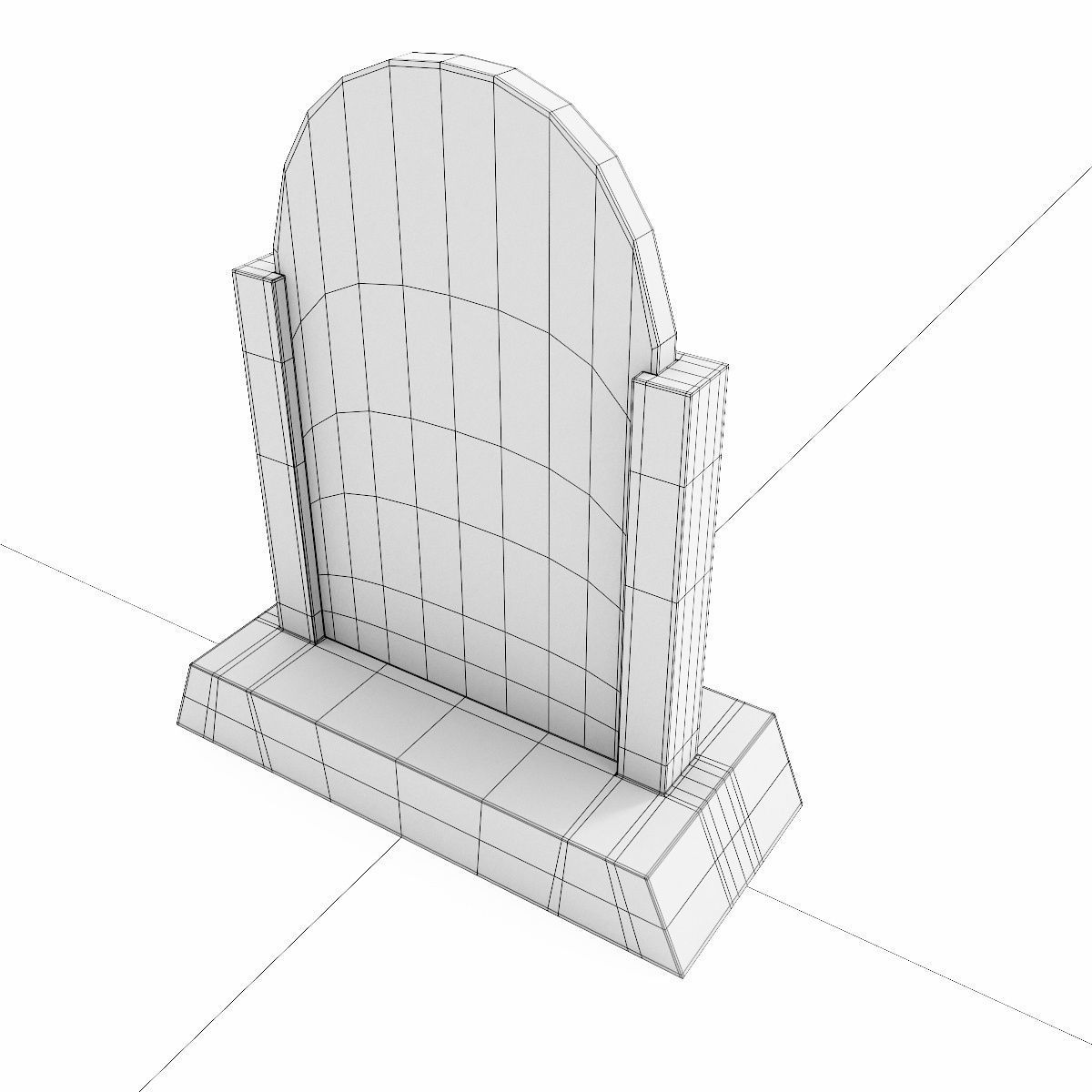 Trophy Cup award 3dmodel Low-poly 3D model_7