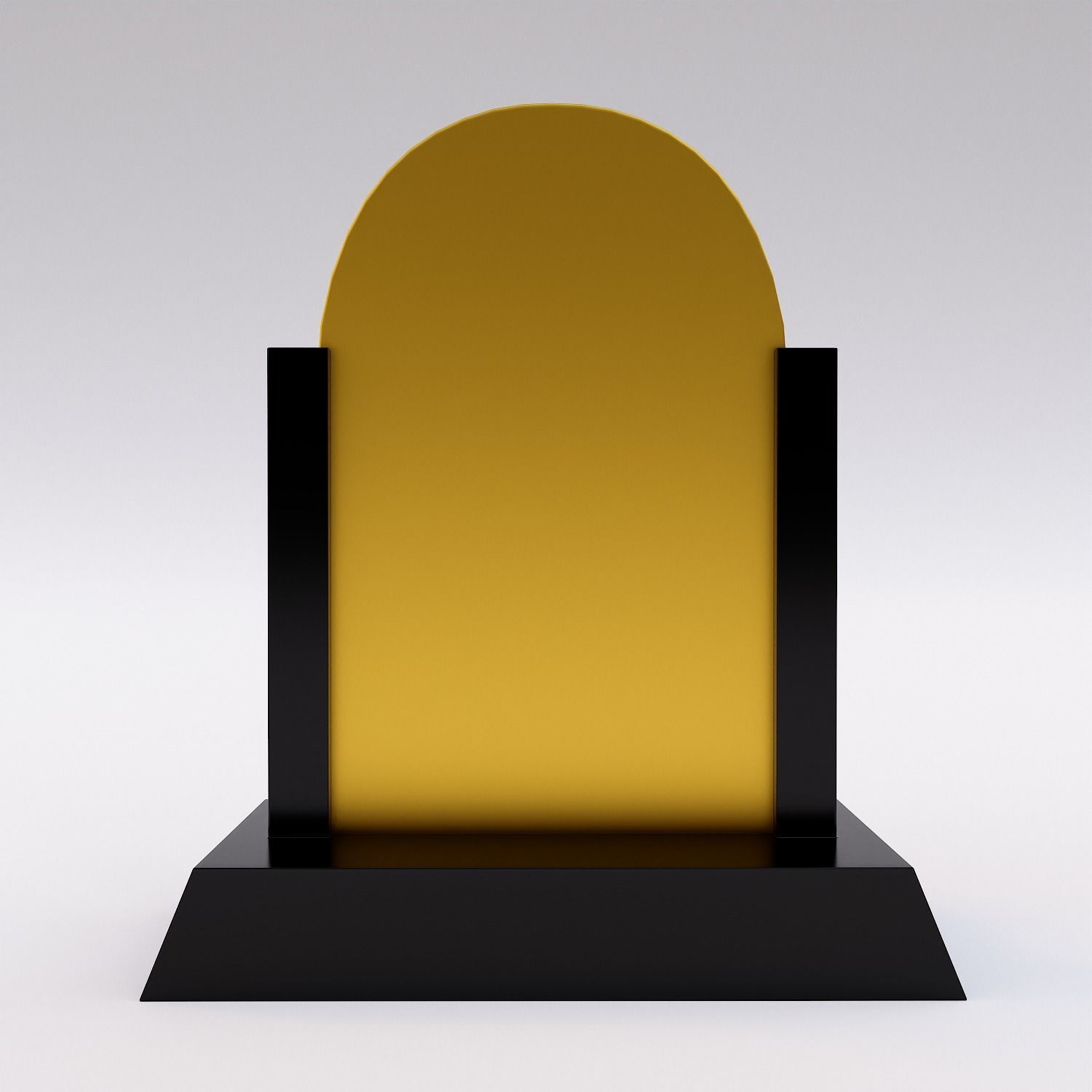 Trophy Cup award 3dmodel Low-poly 3D model_1