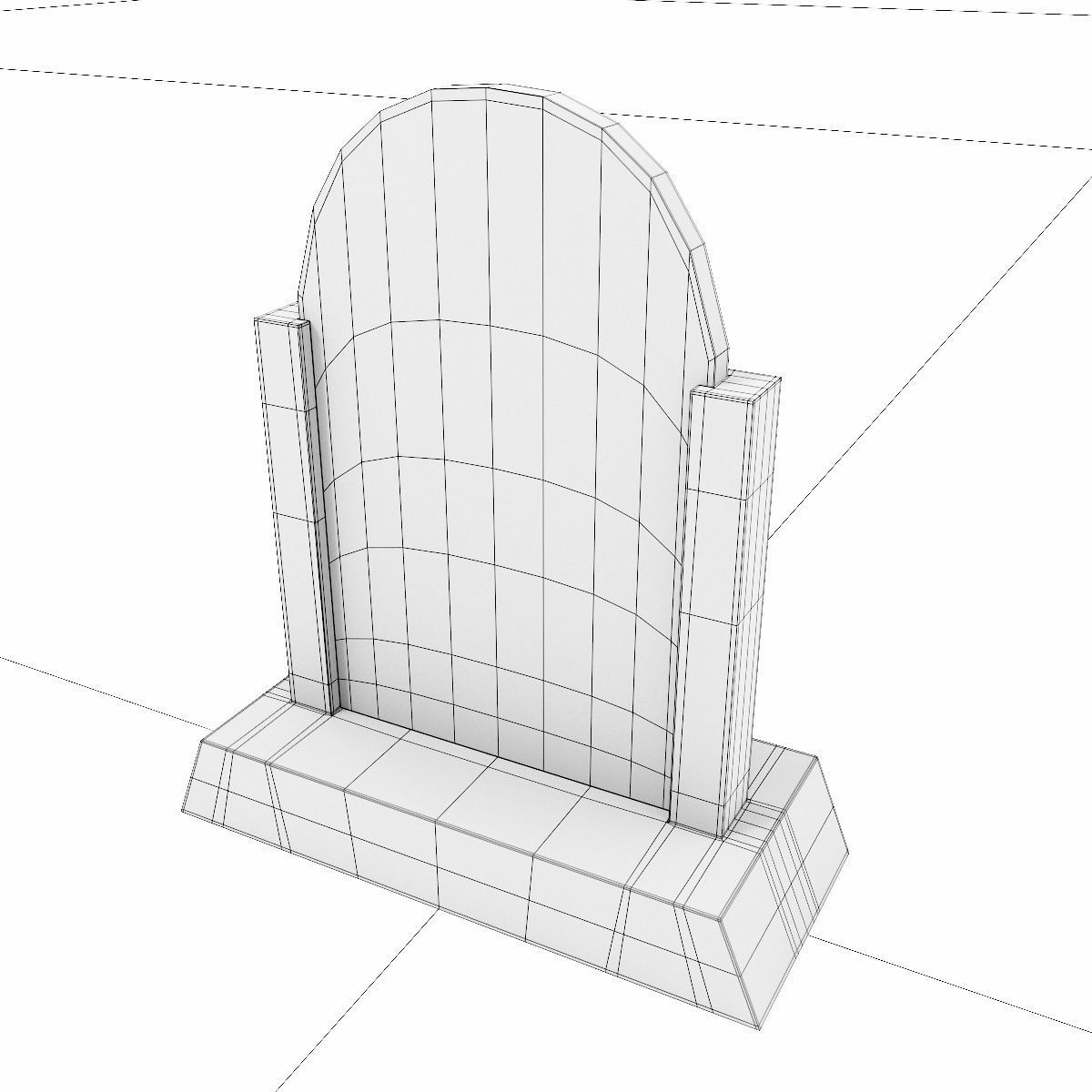 Trophy Cup award 3dmodel Low-poly 3D model_5