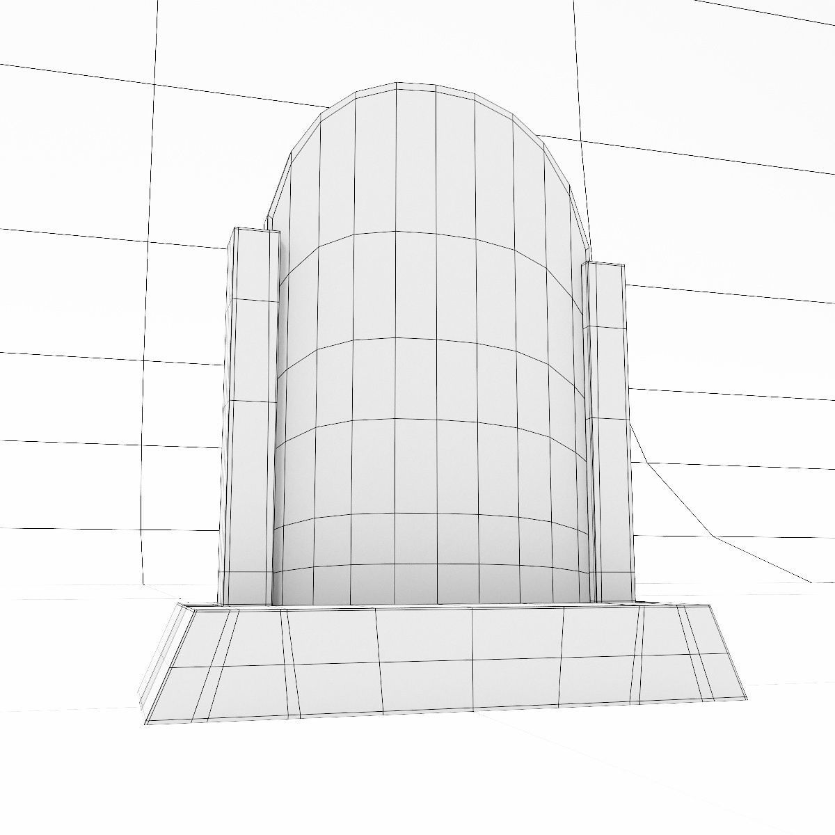 Trophy Cup award 3dmodel Low-poly 3D model_6