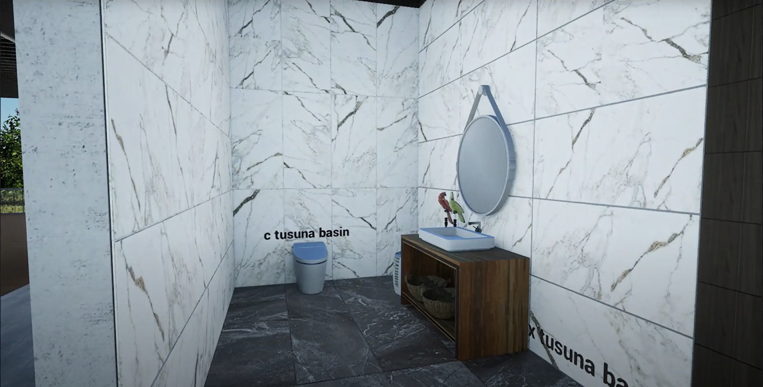 Archviz Realism 3d showroom  architecture Unreal Engine Low-poly 3D model_3