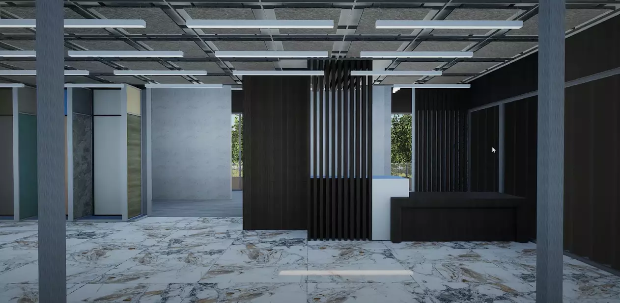 Archviz Realism 3d showroom  architecture Unreal Engine Low-poly 3D model_0