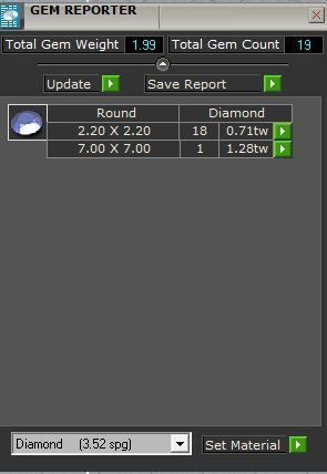 Peg Head Diamond Ring 0756 3D print model_5