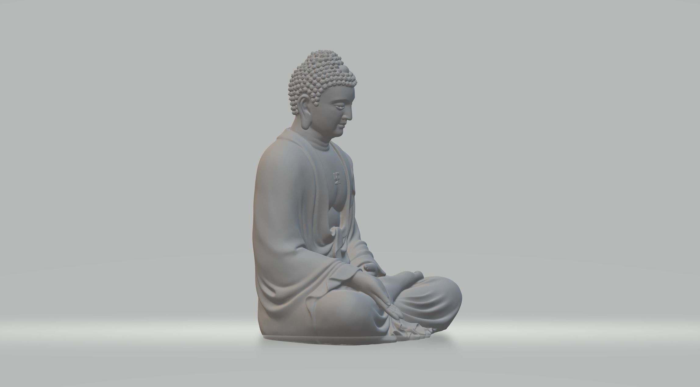 Gautama Buddha 3D Model 3D print model_4