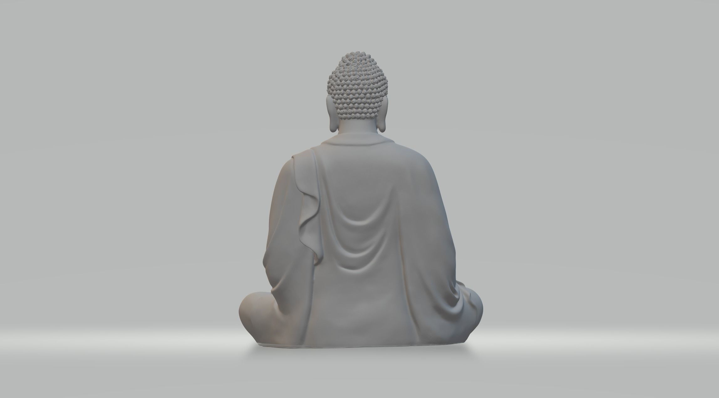 Gautama Buddha 3D Model 3D print model_3