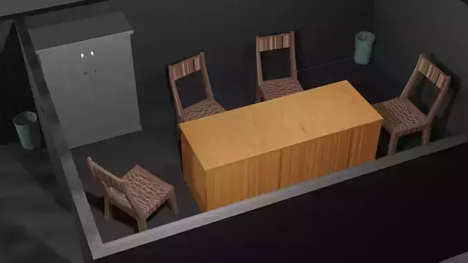 Office room with table and chairs