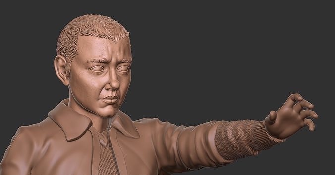Eleven Stranger thing  series 3D print model