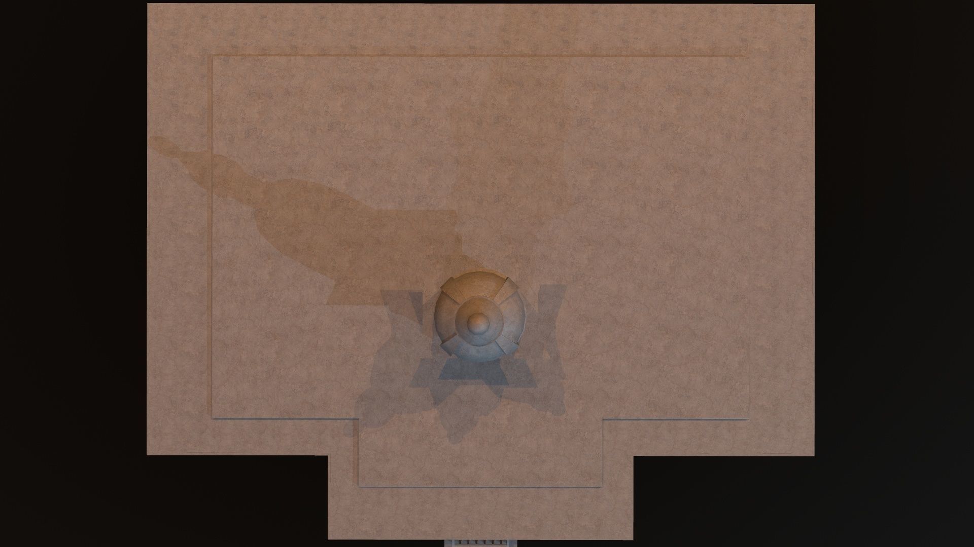 abandoned courthouse V2 Low-poly 3D model_13