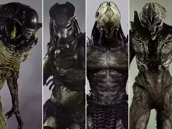 Predators pack 3D Model Collection