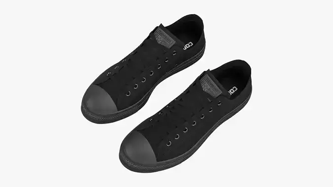 Chuck Taylor All Star Classic Low Top Mono Black