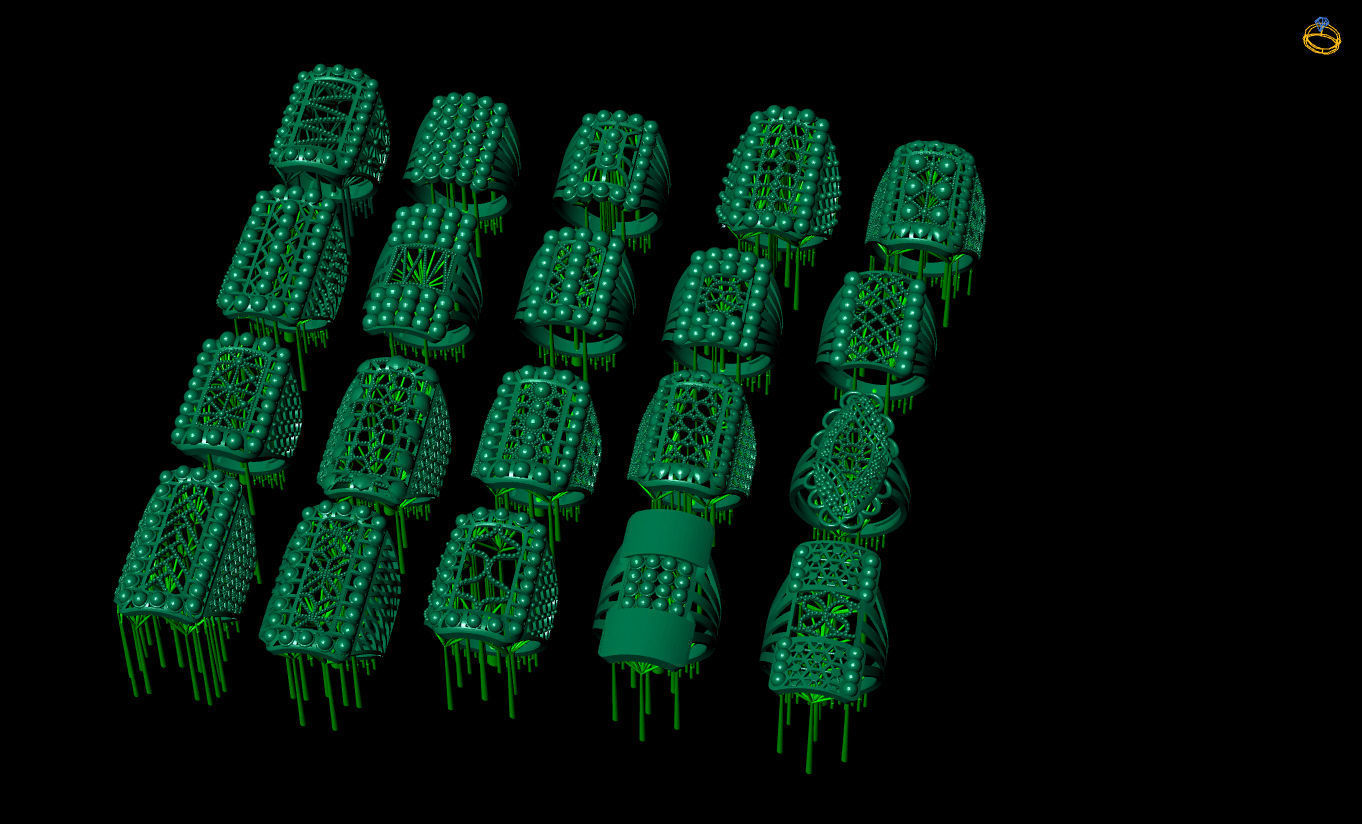 ring gold Jewelery 3D print model 3D print model_1