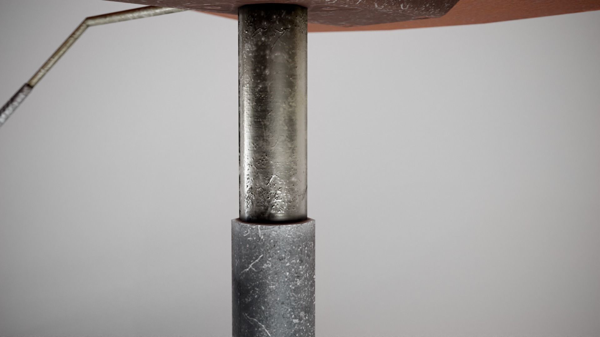 Computer used leather chair az9 Low-poly 3D model_11