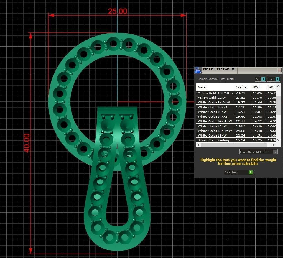 Lock for bracelets or chains  3D print model_17