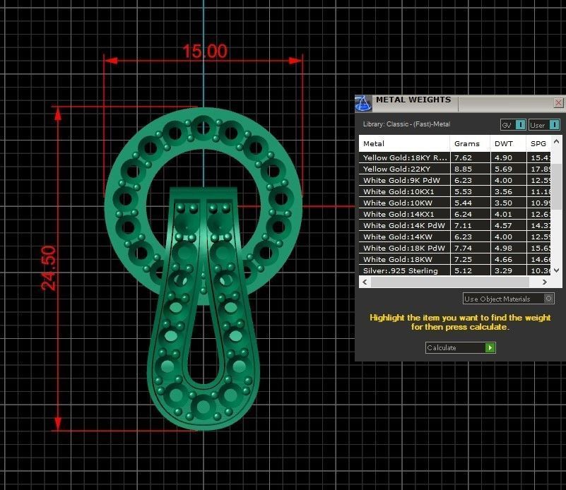 Lock for bracelets or chains  3D print model_16