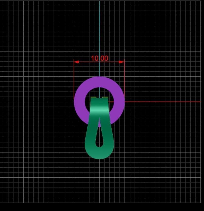 Lock for bracelets or chains  3D print model_2