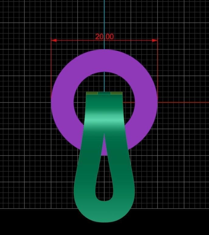 Lock for bracelets or chains  3D print model_10