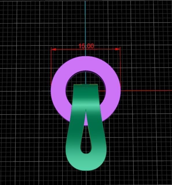 Lock for bracelets or chains  3D print model_7