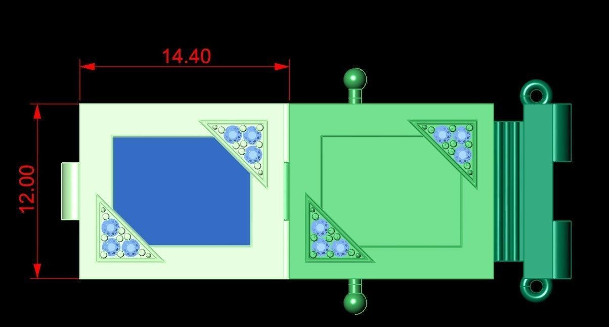 Bracelet di1 3D print model_6