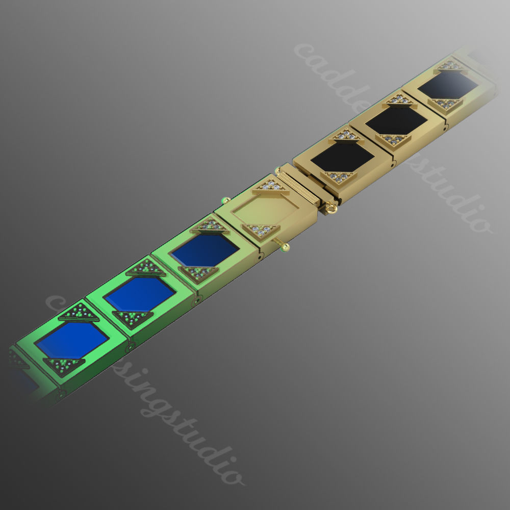 Bracelet di1 3D print model_1