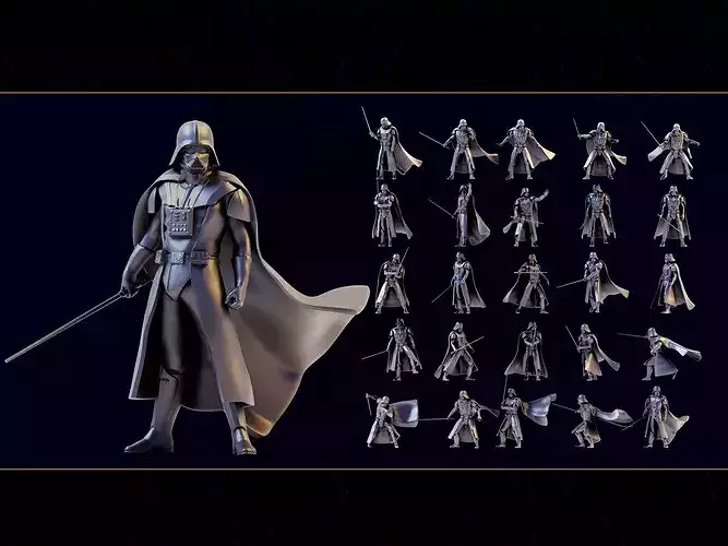 Darth Vader Figure Set 06