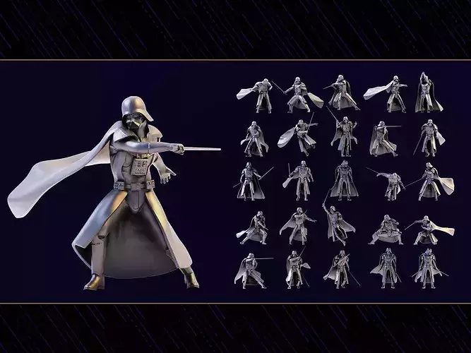 Darth Vader Figure Set 04