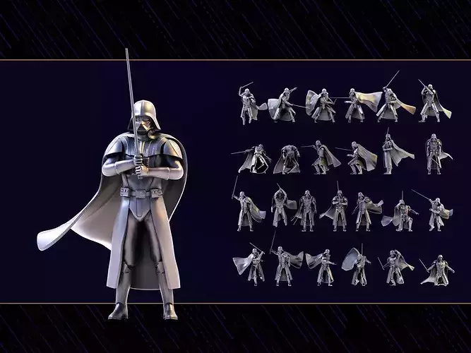 Darth Vader Figure Set 01