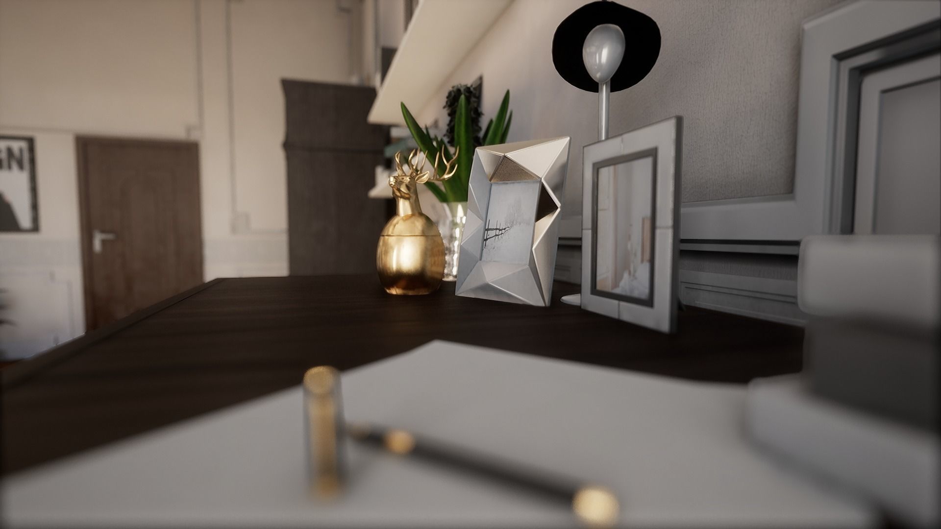 Hotel Room 3D model_3