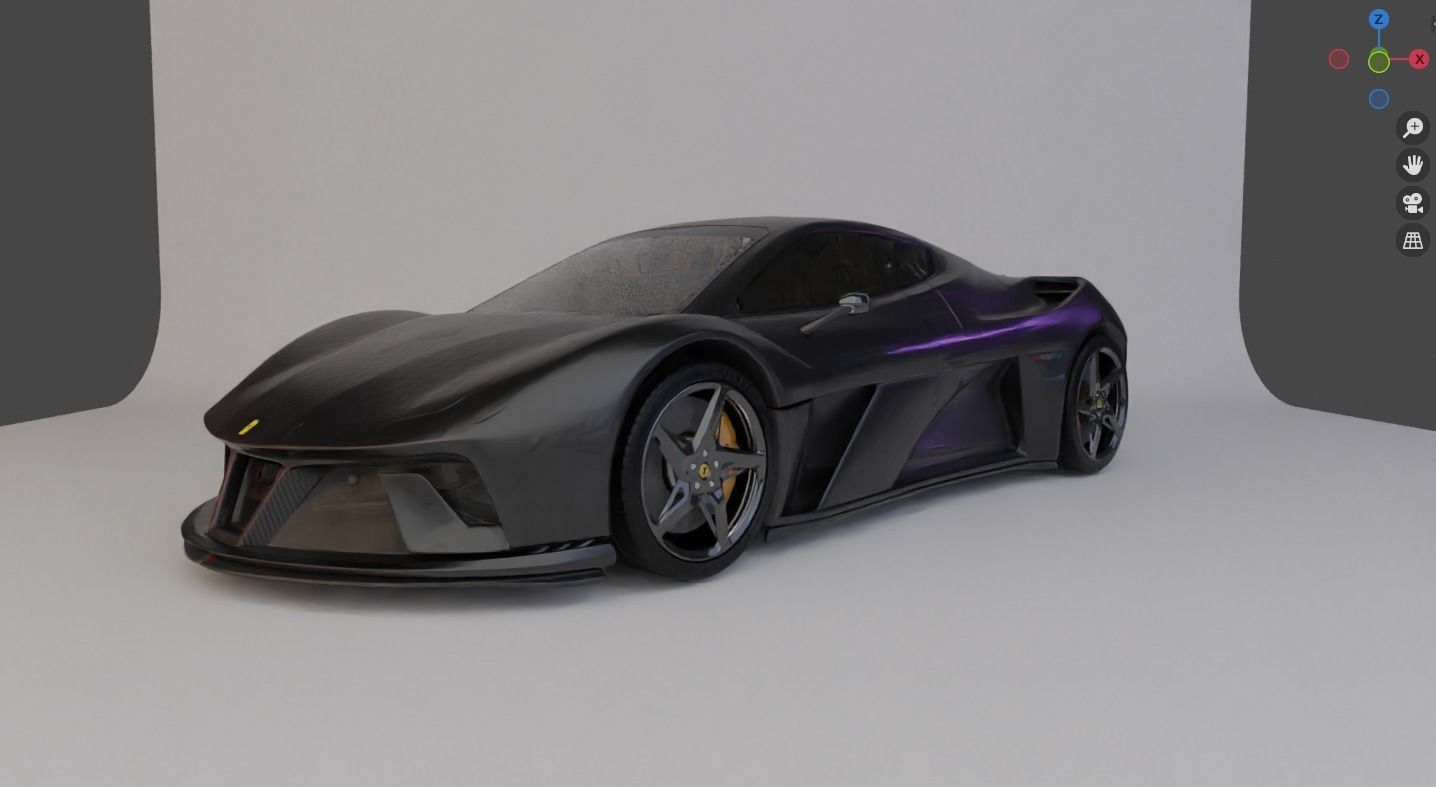 Ferrari 296 GTB 3D model_7