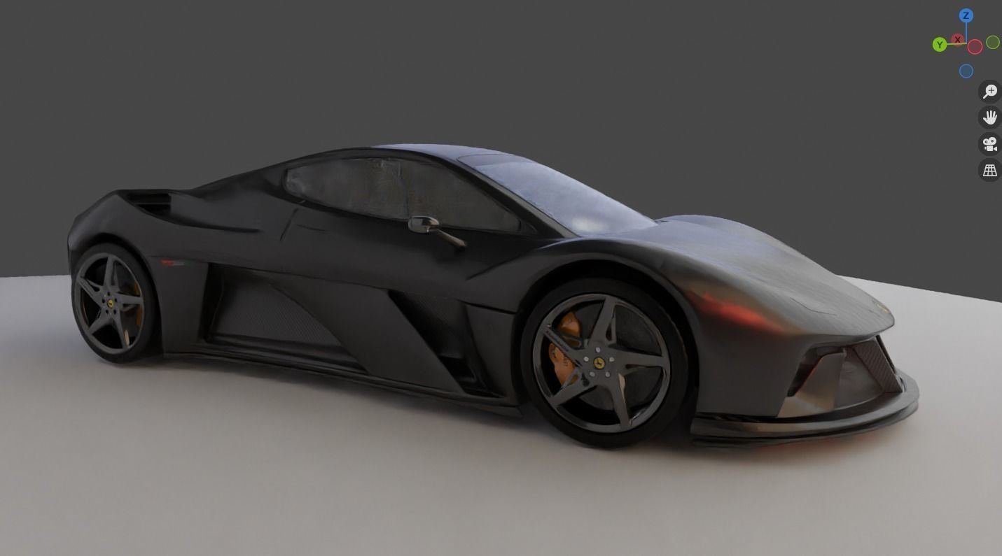 Ferrari 296 GTB 3D model_9