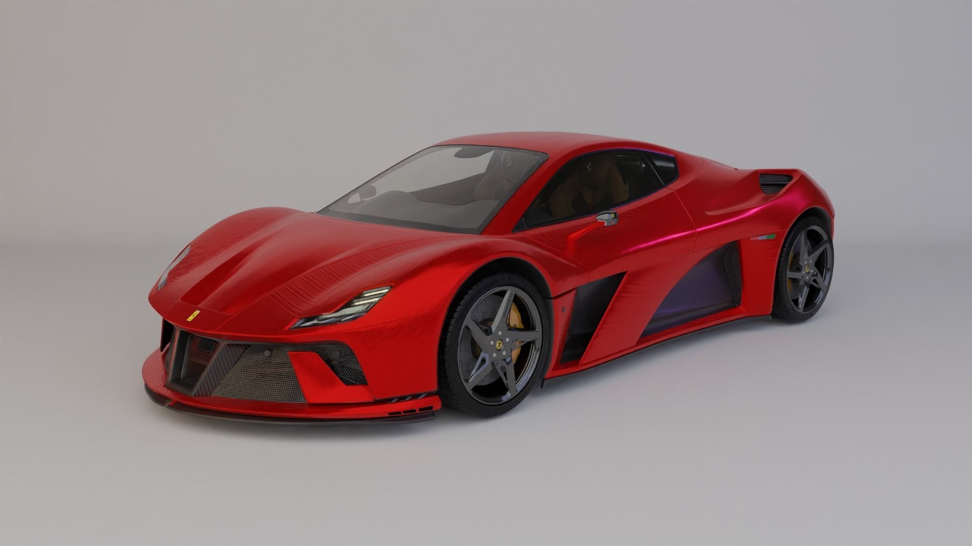 Ferrari 296 GTB 3D model_2