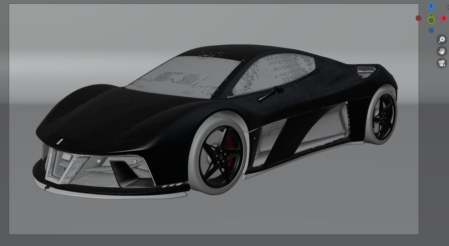 Ferrari 296 GTB 3D model_10